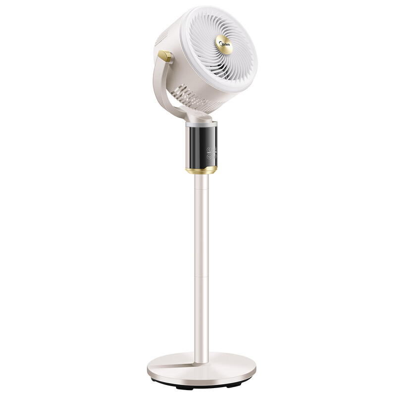 美的(Midea)净化循环扇 抗菌滤网款 双重洁净 抗菌 四季循环 鲜呼吸 台立两用 FGA24SLH-暖灰高清大图
