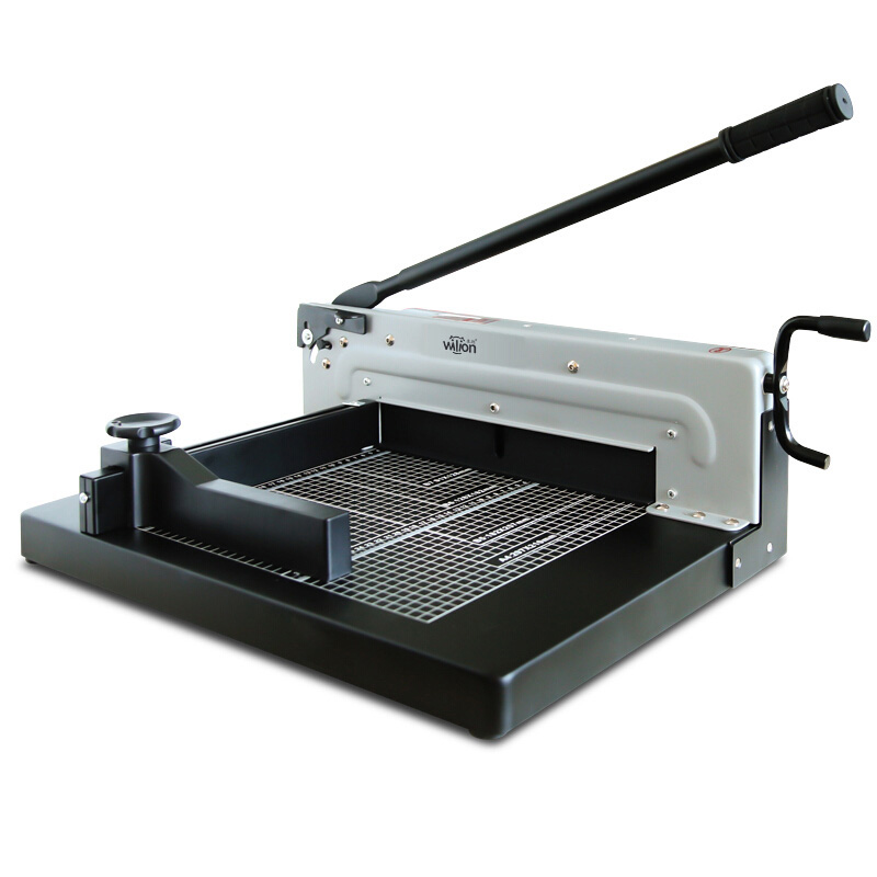 惠朗 手动重型厚层桌面式手动切纸机 裁纸机 A4幅面裁切40mm HL-1106高清大图