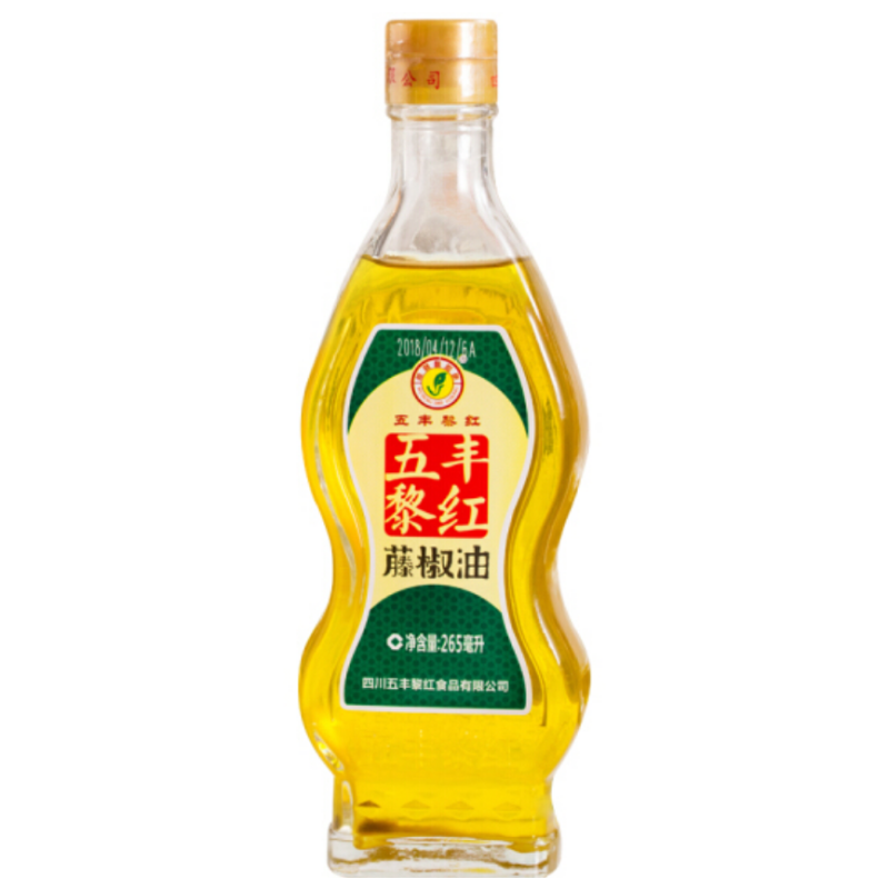 CCSM 五丰黎红 汉源藤椒油 265ml 凉拌佐料 四川调味料 265ml*12瓶/件