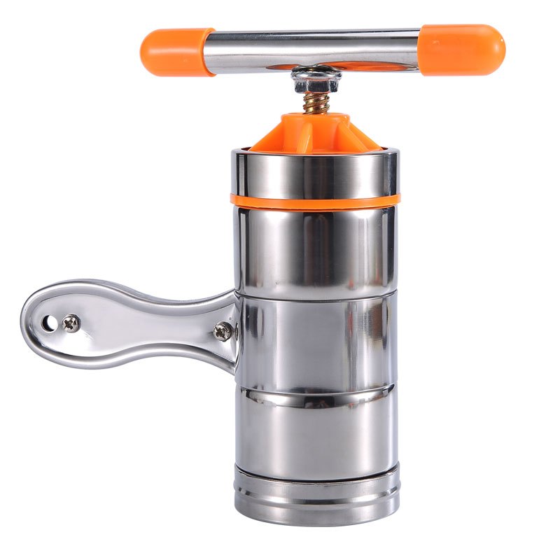 手动压面机家用多功能小型饸饹面河捞机手拧莜面手摇不锈钢面条机