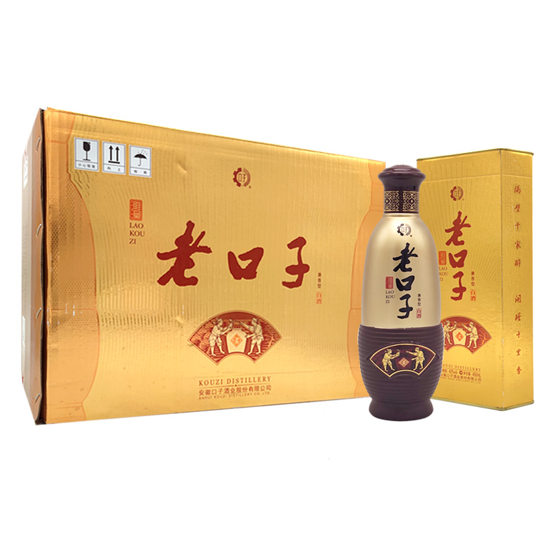 [酒厂自营]口子窖老口子42度450ml*6瓶纯粮食白酒整箱