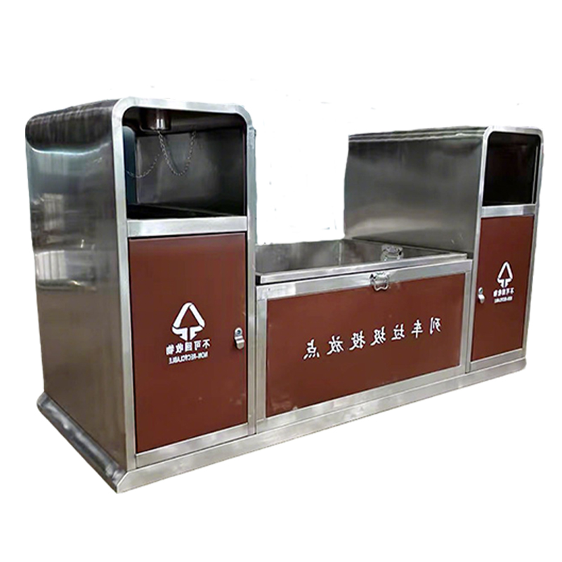 卫未来 站台垃圾桶 200*75*90cm 个高清大图