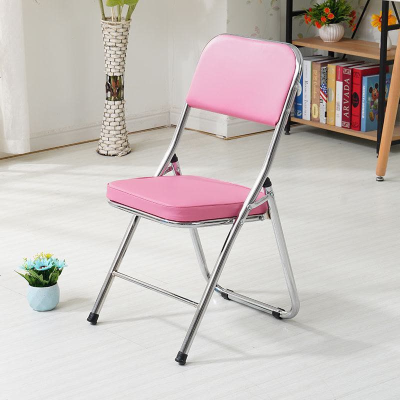 简易凳子靠背椅家用可折叠椅办公椅/会议椅电脑椅座椅培训椅/椅子 黑腿蓝色靠背透气网布面款图片