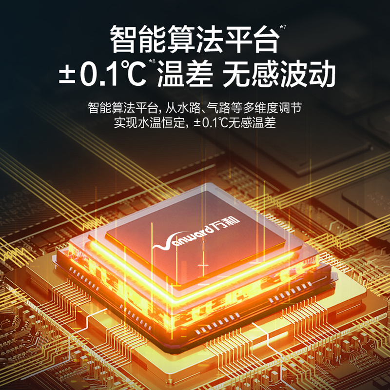 万和梅赛思系列燃气热水器天然气水多重安全防护智能氧护燃烧防冻WH1 13L 家用低水压启动JSQ25-13WH1高清大图