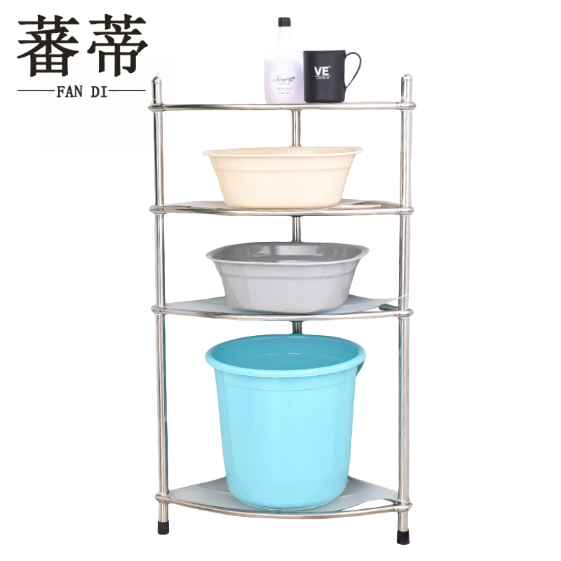 蕃蒂不锈钢脸盆四层个