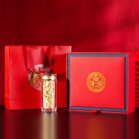 庄民 西洋参礼盒 花旗参含片泡茶 西洋参切片加拿大进口原料1.0-1.2cm中片 236g 年货春节礼盒