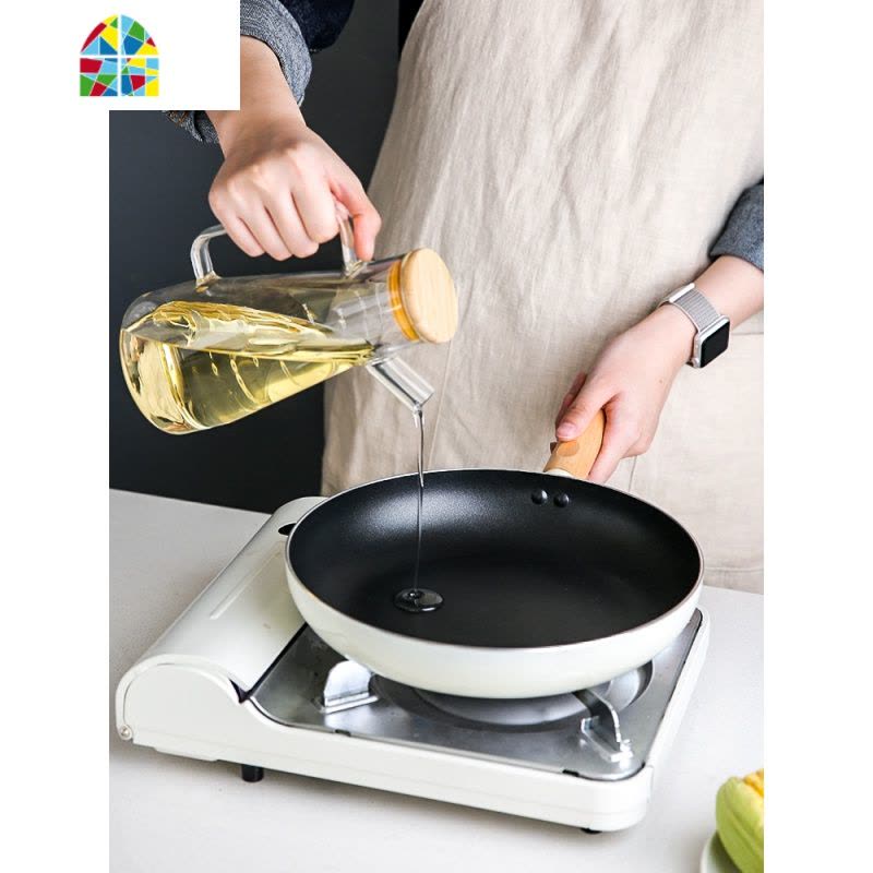 家用电磁炉炒菜锅不粘锅炒锅辅食锅奶锅平底锅煎锅三件套装 FENGHOU 30cm炒锅图片