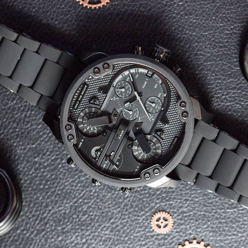 美国正品代购迪赛手表diesel时尚酷炫多功能大表盘石英表男士手表dz