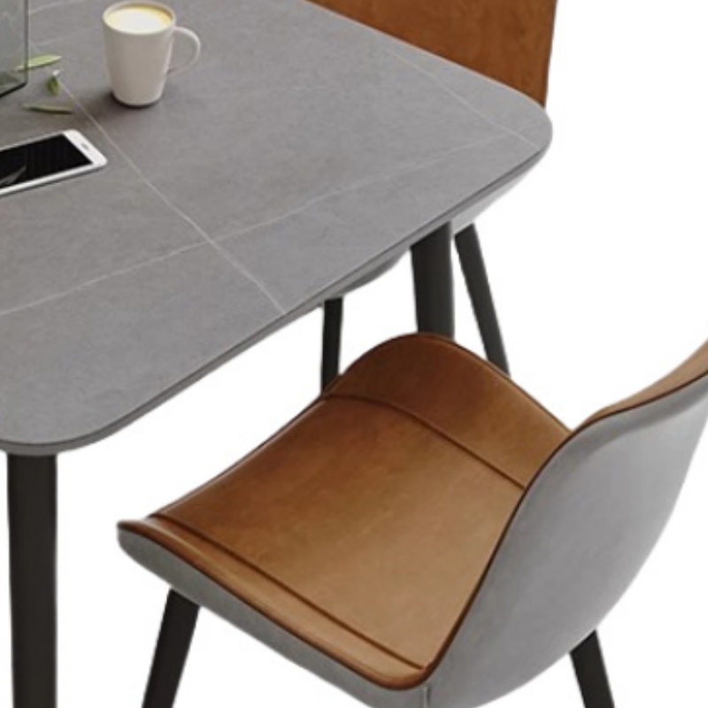 宜掌柜 岩板餐桌 一桌四椅 套高清大图