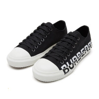 BURBERRY 博柏利/巴宝莉 男鞋情侣鞋男款Logo徽标印花低帮休闲鞋运动鞋8018270黑色