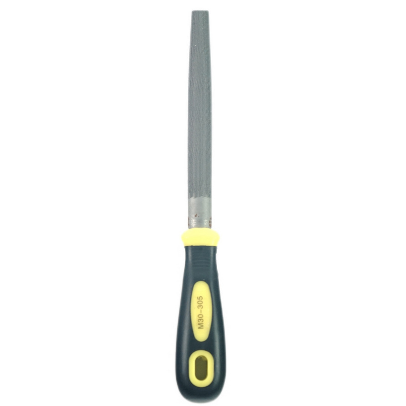 塑柄半圆锉6“粗齿高清大图