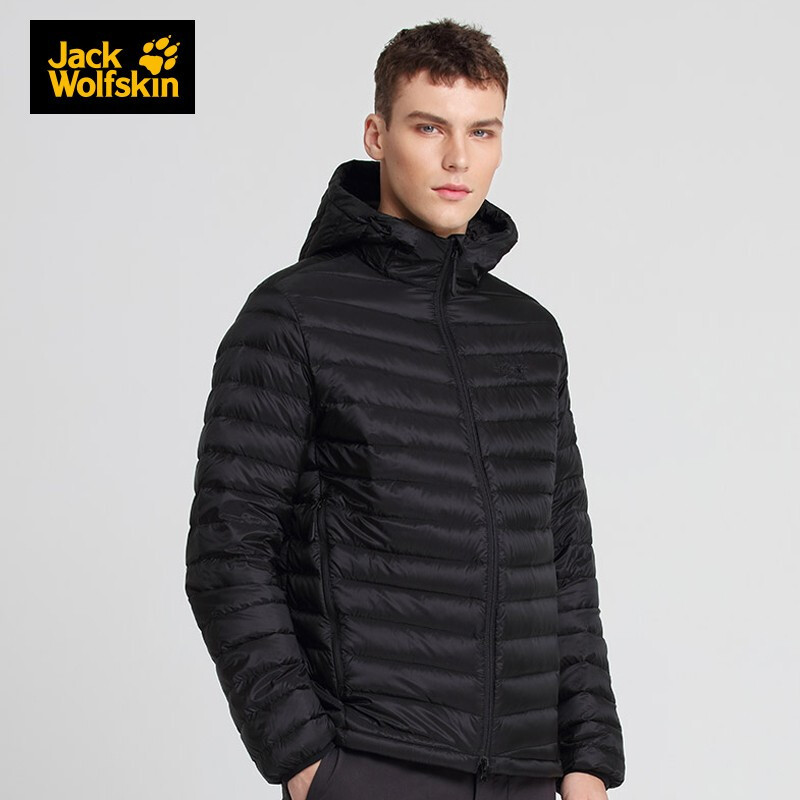 狼爪/JackWolfskin 男款连帽羽绒服 521925