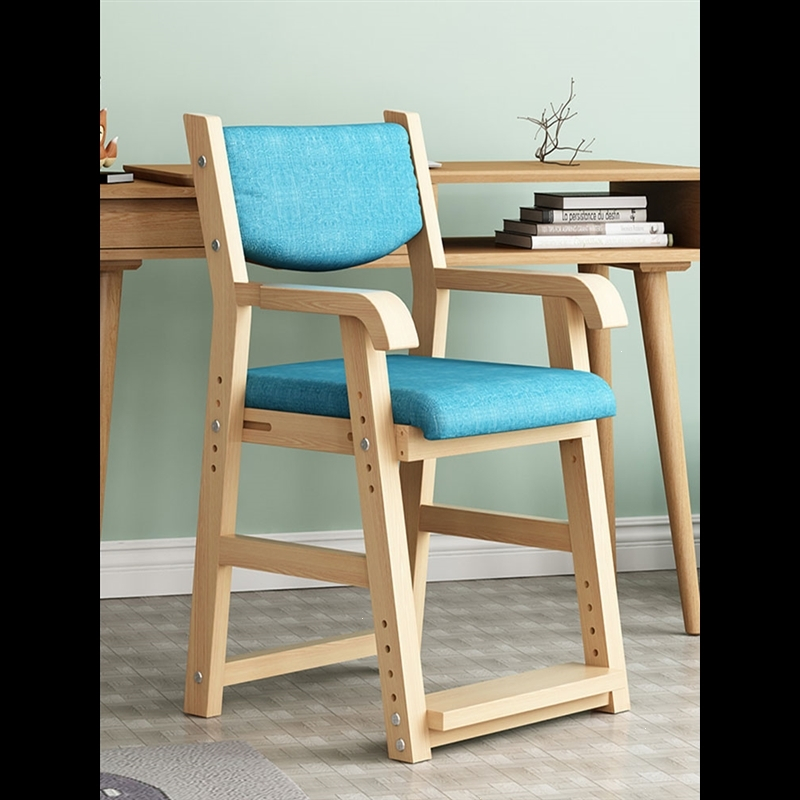 儿童学习椅家用写字椅可升降阿斯卡利学生餐椅木靠背宝宝写作业书房