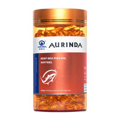 澳琳达深海鱼油软胶囊300粒/瓶 澳洲进口中老年学生 含DHA EPA Omega-3 澳大利亚进口 健康食品 营养食品