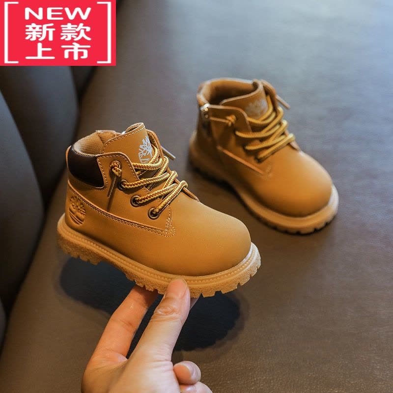 可莉允宝宝鞋子男童婴儿学步鞋软底一岁半小童靴子女秋款加绒二棉鞋冬季图片