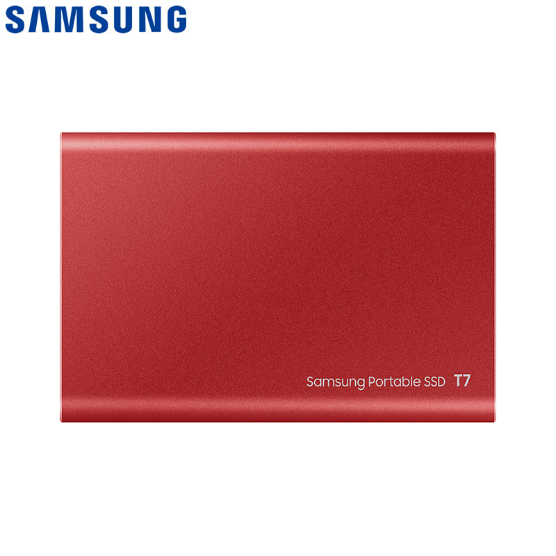 三星（SAMSUNG）T7 1TB移动硬盘 usb3.2金属加密高速手机电脑移动固态硬pssd 火星红