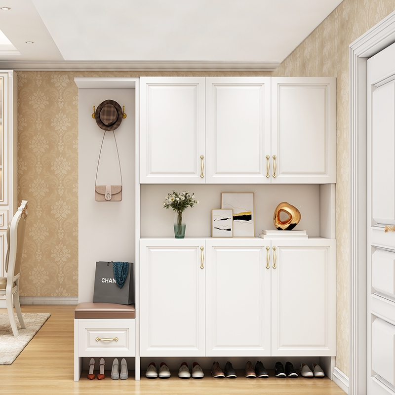 鞋柜家用门口大容量入户玄关柜一体古达靠墙客厅门厅柜阳台储物柜报价