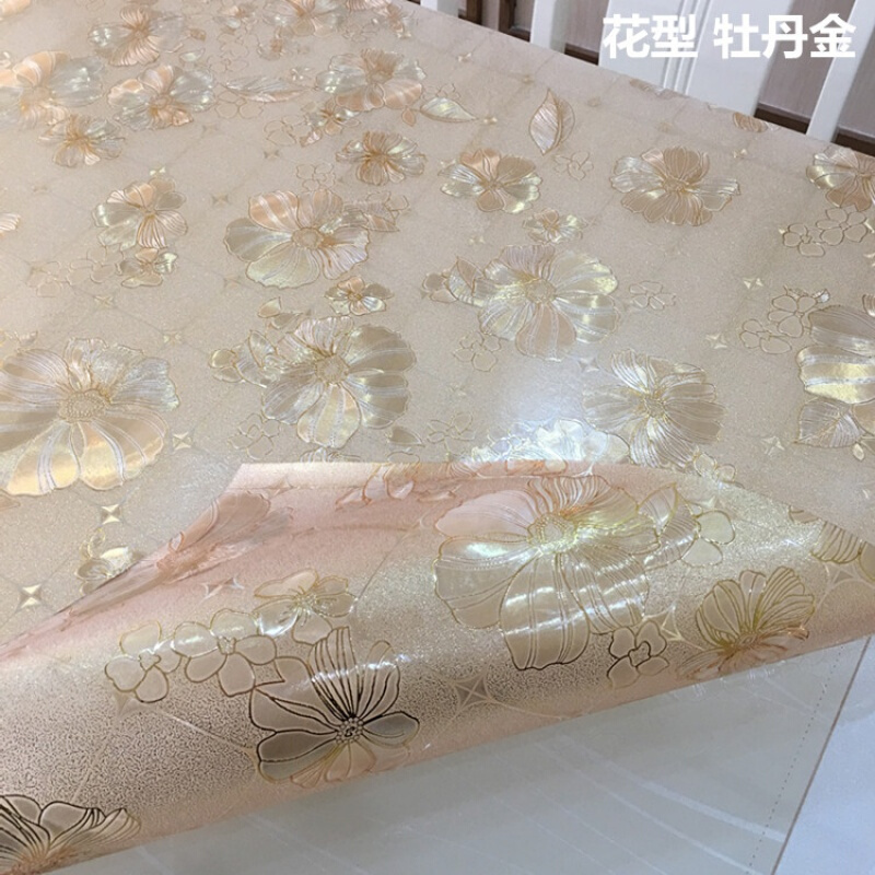 pvc软玻璃桌布餐桌茶几电视柜桌布防水防油透明塑料免洗可定制