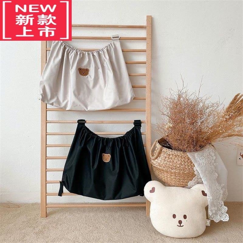 可莉允ins韩手提妈咪包外出奶瓶收纳包婴儿推车收纳挂包婴儿车置物挂袋图片