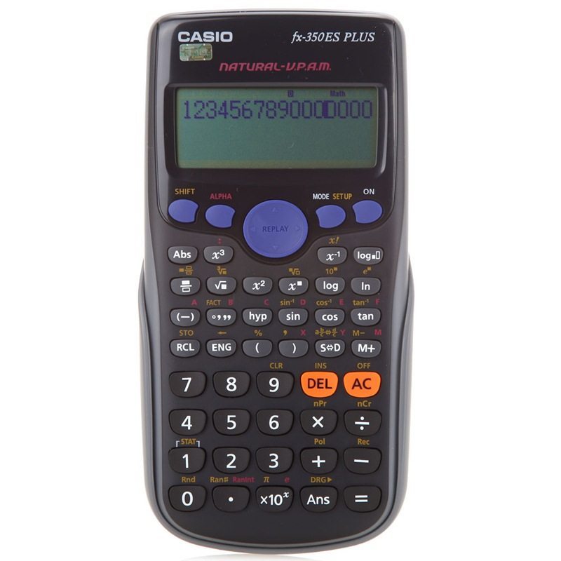 卡西欧(CASIO)FX-350ES科学函数计算器学生考试计算机 英文版