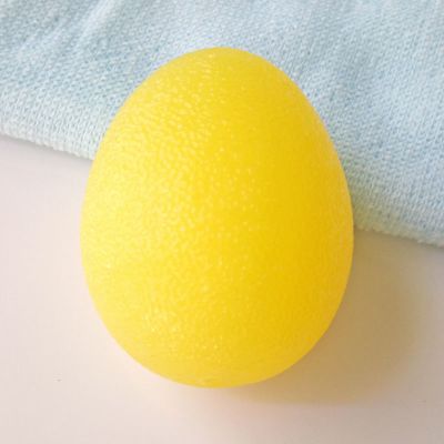 手力握力器中风偏瘫手指力量康复训练器材 鸡蛋形握力球(黄色15kg)