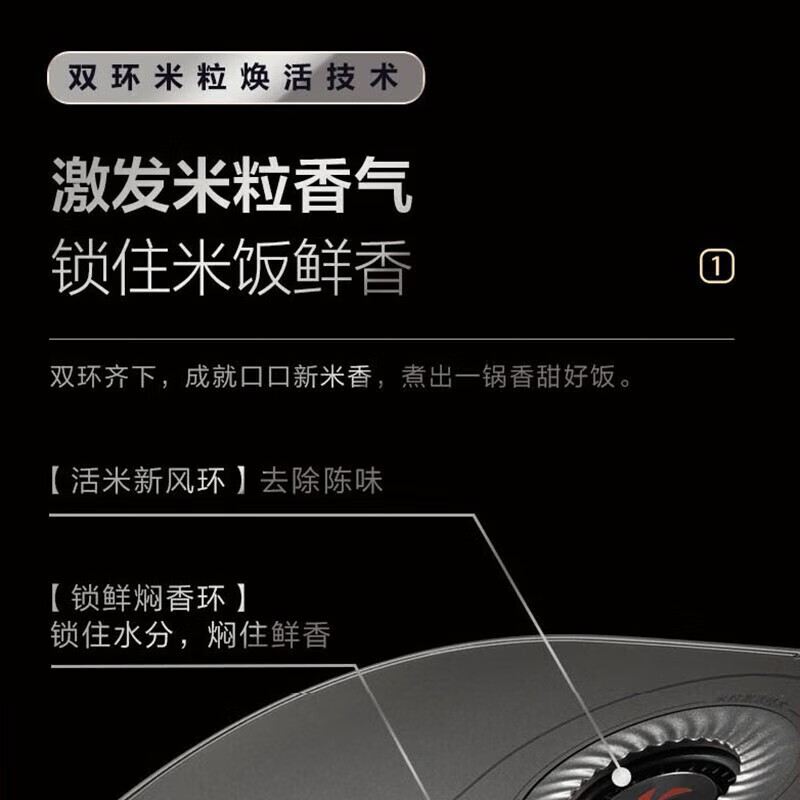 美的(Midea)智能电饭煲立体IH电磁加热电饭锅钛金鼎釜内胆预约定时 MB-CFB4081H高清大图