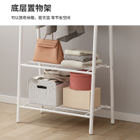 古达衣帽架落地家用卧室挂衣架子室内简易衣服收纳置物架ins风晾衣架