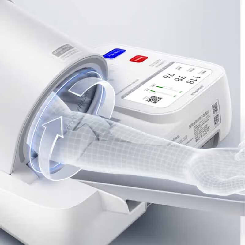 鱼跃(Yuwell) 医用全自动电子血压计YE990 医用级隧道式高精准全自动医用测压仪高清大图