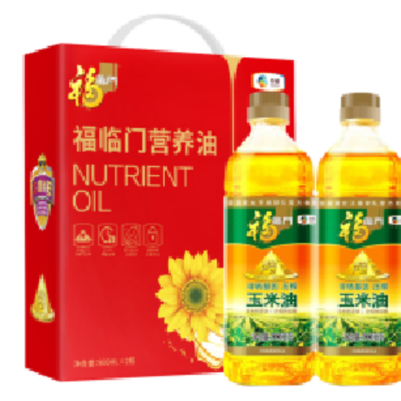 中粮福临门 营养油礼盒900ml*2瓶 1个
