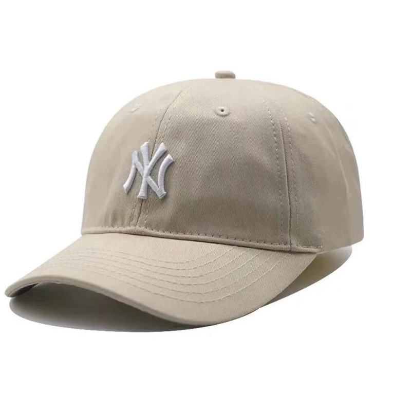 韩国mlb帽子春夏季ny字母刺绣软顶男女同款百搭棒球帽la鸭舌帽潮ny小