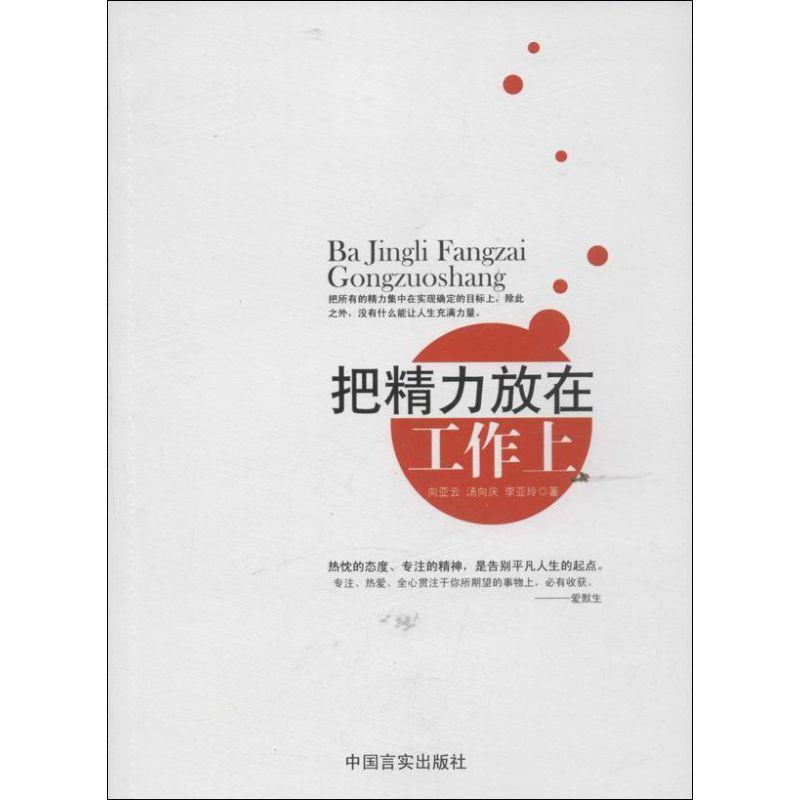 正版新书]把精力放在工作上向亚云9787517100980高清大图