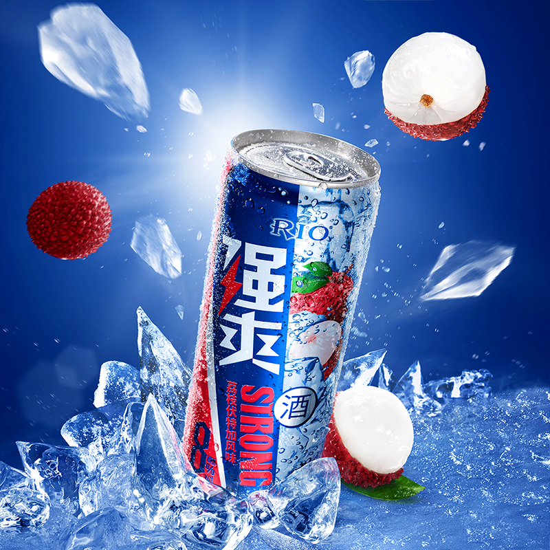 rio锐澳预调鸡尾酒8度强爽330ml8罐卡曼橘口味气泡酒果酒