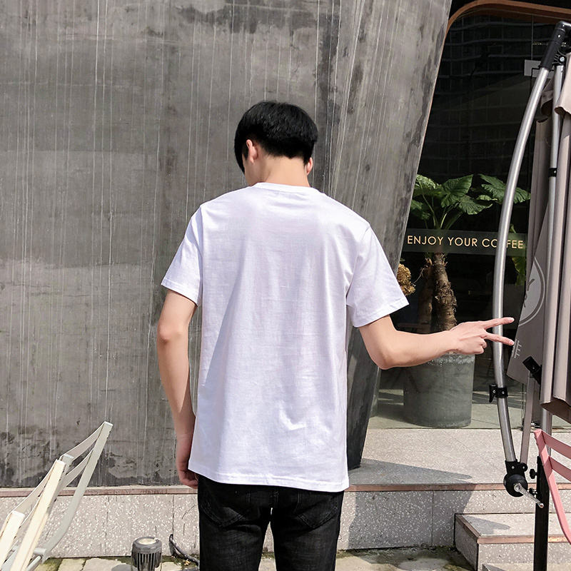 拓路者2020左印原创夏季男装新款纯棉印花短袖潮流男女同款宽松休闲T恤