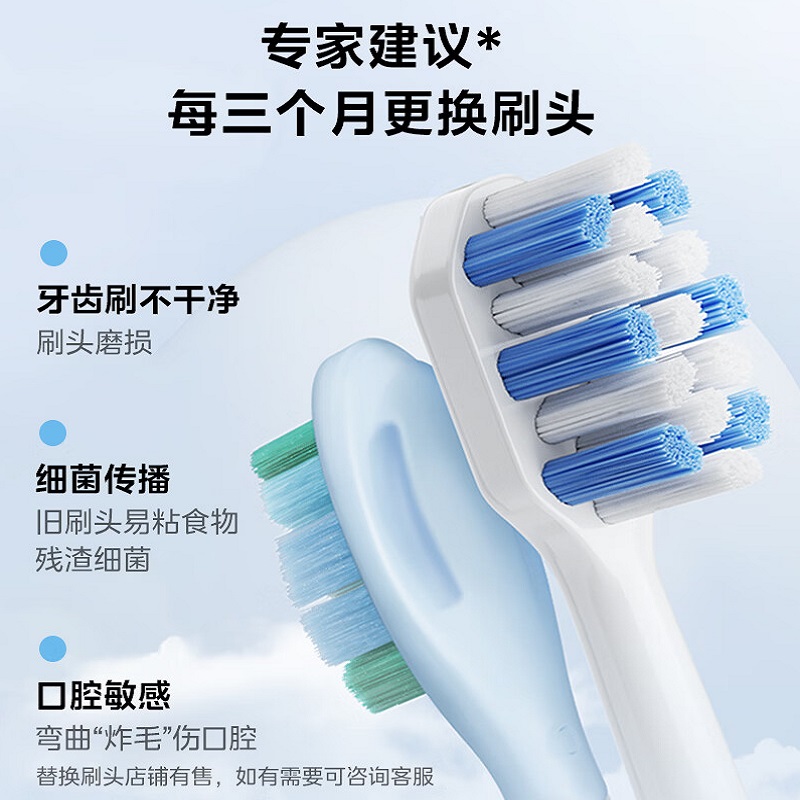 美的(Midea)电动牙刷成人软毛声波全自动防水感应式充电MR1系列极地白MC-AJ0101男女便携情侣生日节日礼物推荐高清大图