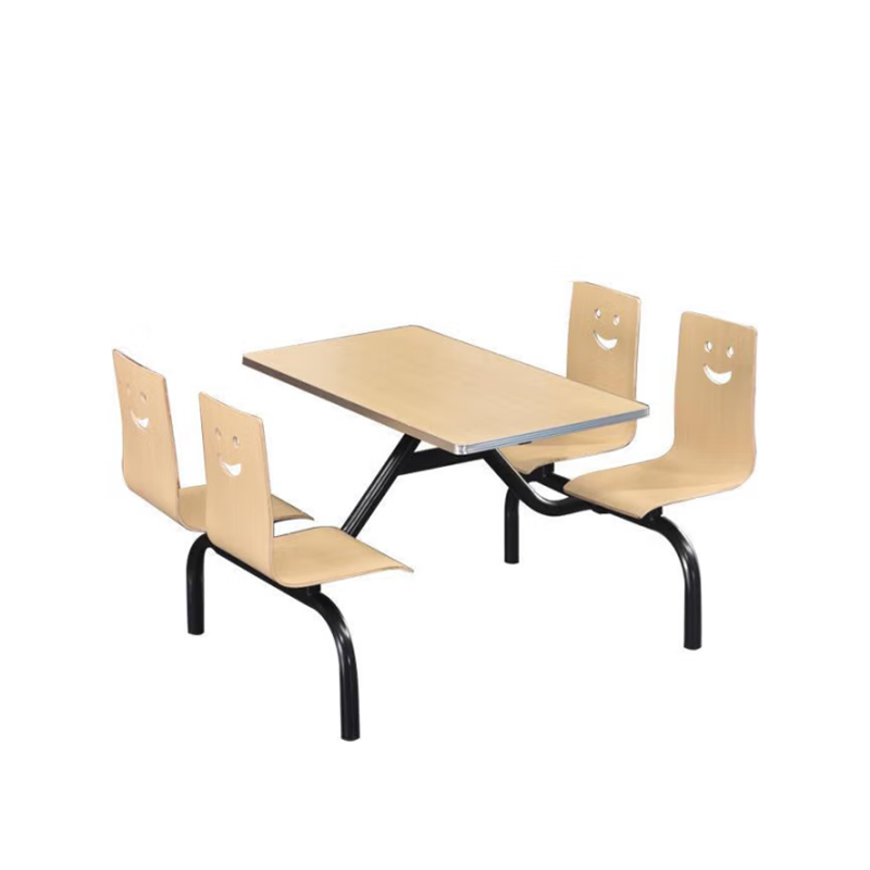 合祥源 连体餐桌椅组合 1200*600*750mm QX-CZ19 单位:张高清大图