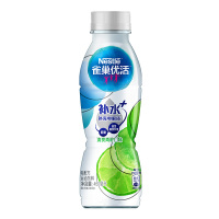 雀巢(Nestle)优活补水+含膳食纤维补充电解质风味运动饮料青柠味450ml*15 雀巢水 运动补水 功能饮料