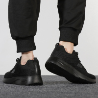 Skechers/斯凯奇男鞋新款健步鞋透气轻质缓震运动休闲鞋58362-BBK ZP
