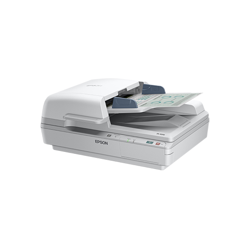 爱普生(EPSON) DS-6500 A4 幅面 高速彩色文档 A4平板式+ADF馈纸式扫描仪（ 白色 ）