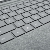 微软（Microsoft）Surface Pro 特制版专业键盘盖 机械键盘（亮铂金）轻薄防摔