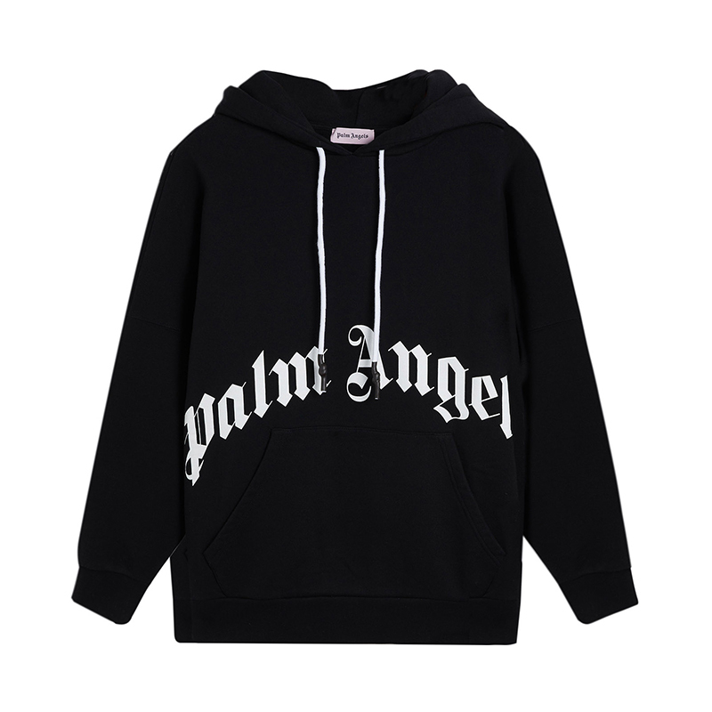 PALM ANGELS 2020新品 男士Logo徽标骷髅印花连帽卫衣