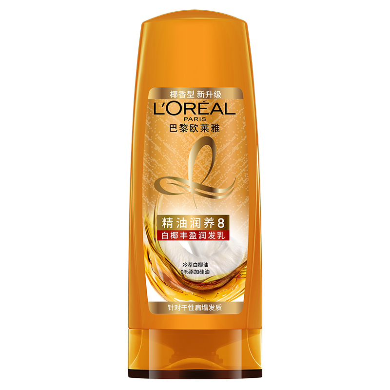 欧莱雅(LOREAL)精油润养丰盈润发乳400ml(护发素,深层滋养,所有发质)