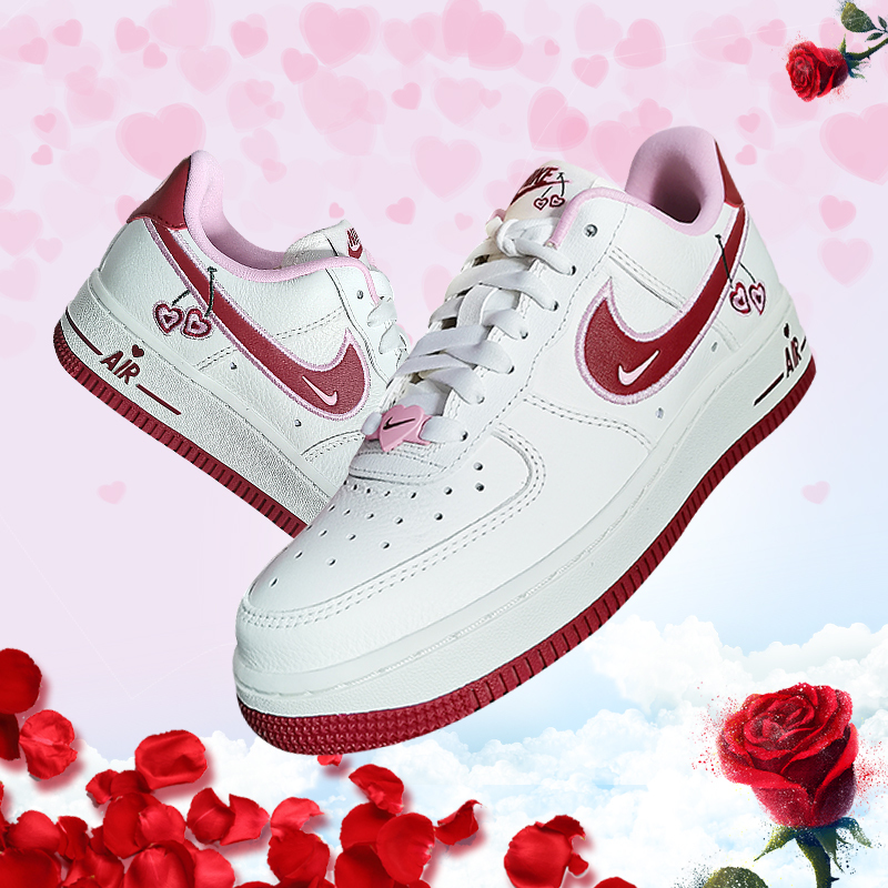 情人节限定nikeairforce1耐克af1空军一号情人节限定女子板鞋fd