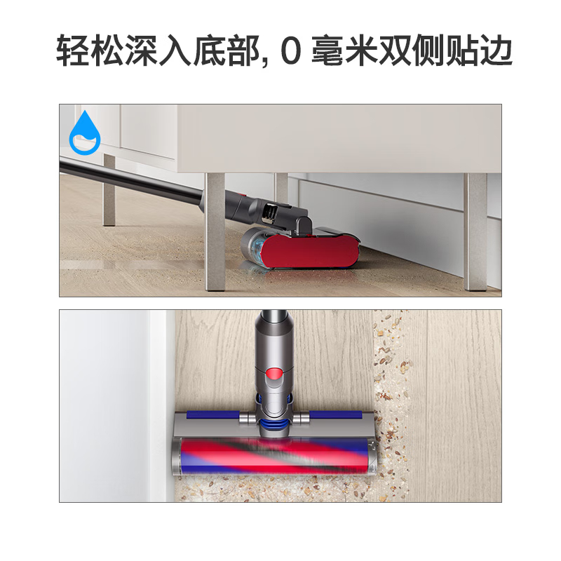 戴森(DYSON)V10n Digital Slim Nautik 轻量洗地吸尘器 无线家用除螨宠物 吸拖一体干湿两用高清大图