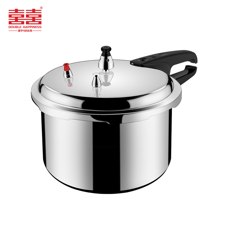 双喜高压锅4L 20cm家用小型燃气电磁炉明火通用加厚防爆压力锅2-3人用 囍 DOUBLE HAPPINESS
