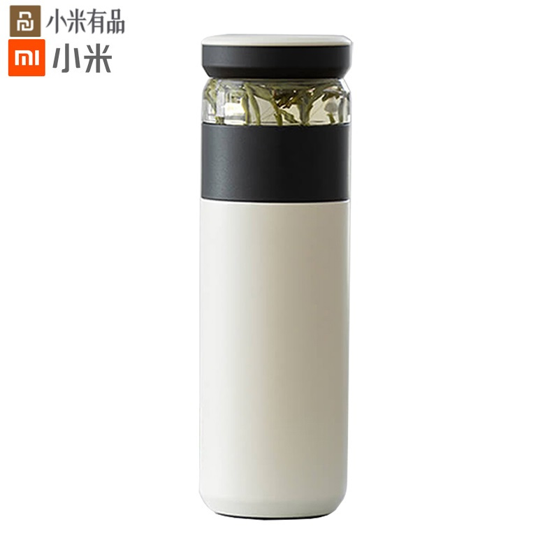 小米生态保温杯FunHome茶水分离杯长保温泡茶杯便携式随身大容量创意水杯不锈钢茶杯F 默认颜色 默认尺寸