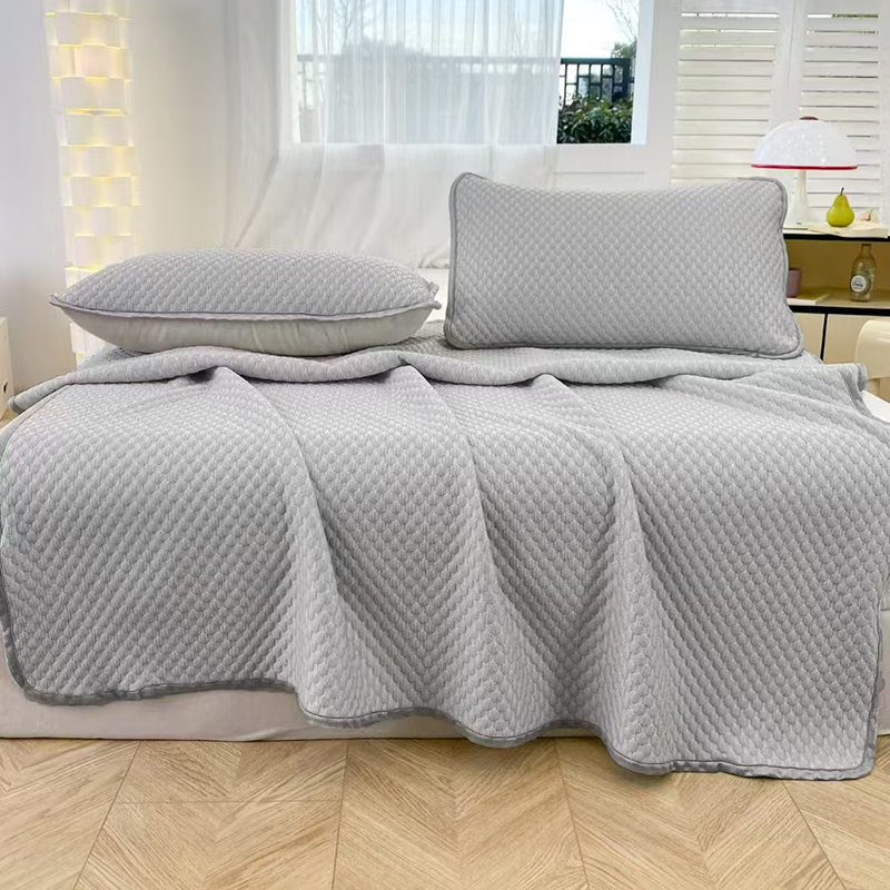 雅鹿-3D按摩豆豆凉席三件套ZZLY-YLX2522(花色:高级灰)高清大图