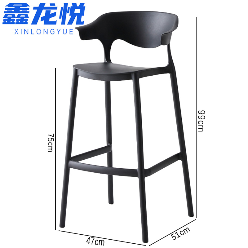 鑫龙悦高脚凳椅子75cm把高清大图