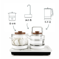 Seko/新功 W6全自动底部上水电热水壶玻璃烧水壶家用煮茶器花茶壶
