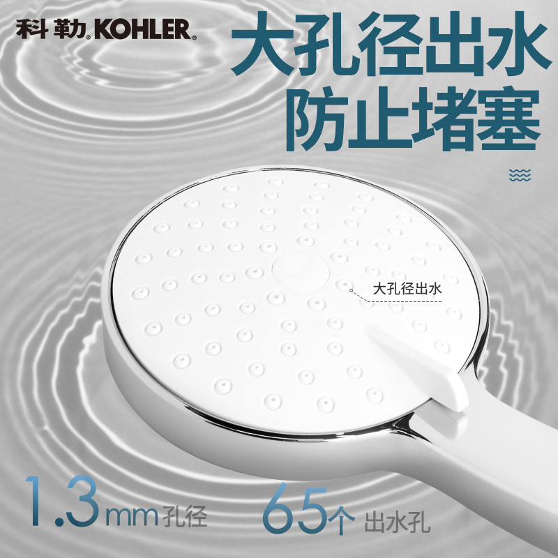 科勒（KOHLER）淋浴花洒喷头手持花洒多功能莲蓬头花洒K-30251T