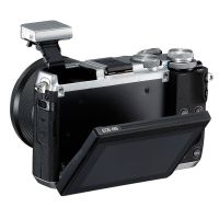 佳能(Canon) EOS M6银 (15-45mm+55-200mm )数码微单 双镜头套装 约2420万像素